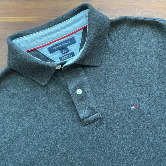 Men’s Tommy Hilfiger Short Sleeve Classic Fit Soft Cotton Polo/Collared Shirt - Picture 11 of 12